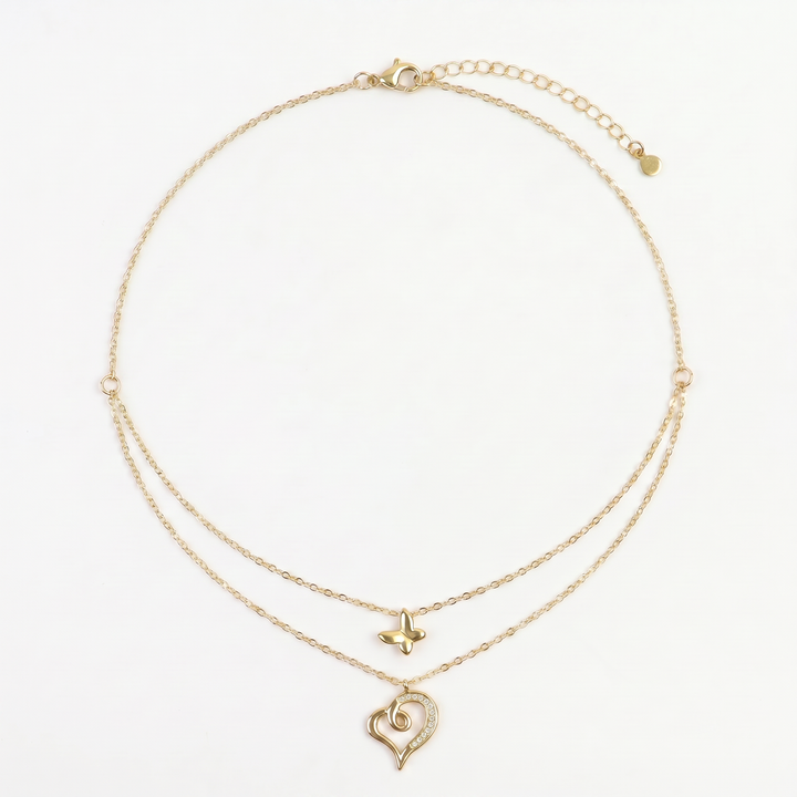 Sunburst Bloom Medallion Necklace – Waterproof 18k Gold Plated Stainless Steel