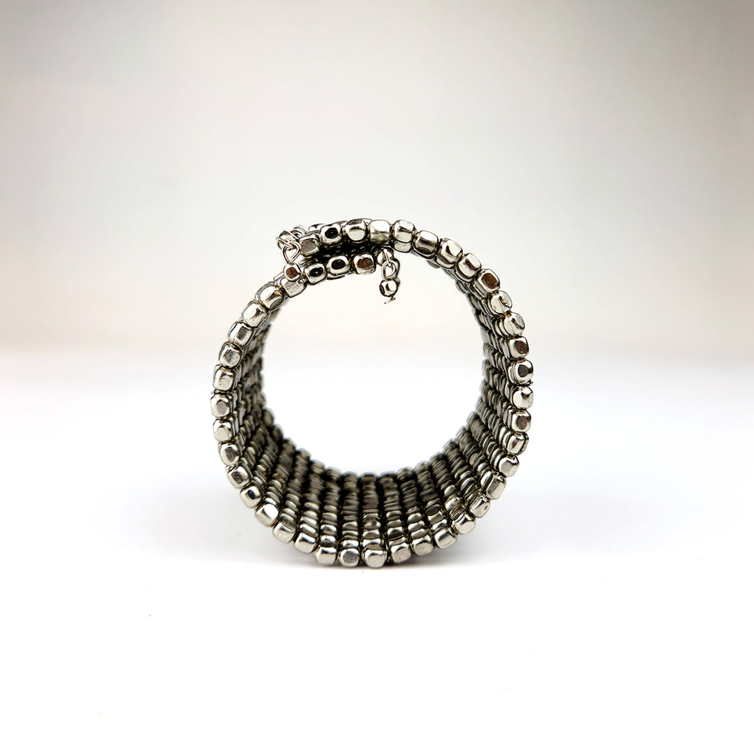 Multi layer Metal bead Bracelet