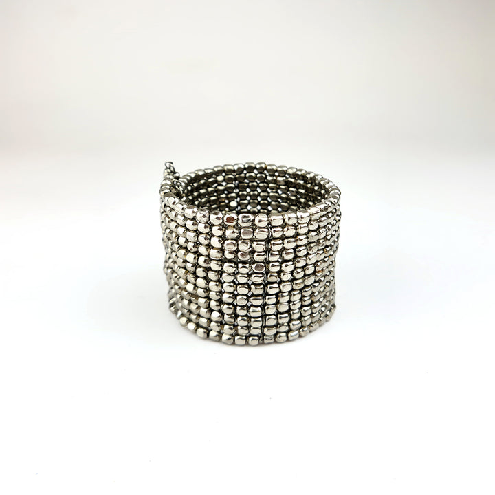 Multi layer Metal bead Bracelet