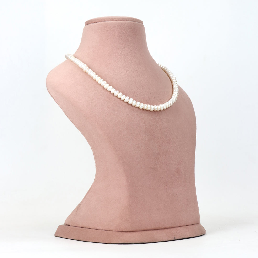 De lemon Real Pearl Single-Strand Necklace
