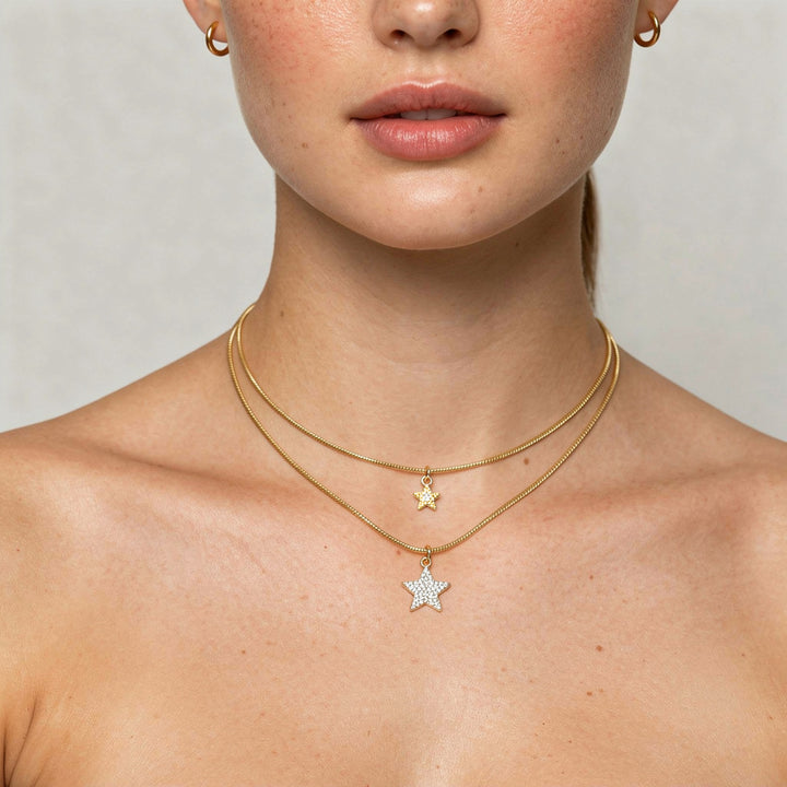 Golden Solstice Medallion Necklace – Waterproof 18k Gold Plated Stainless Steel