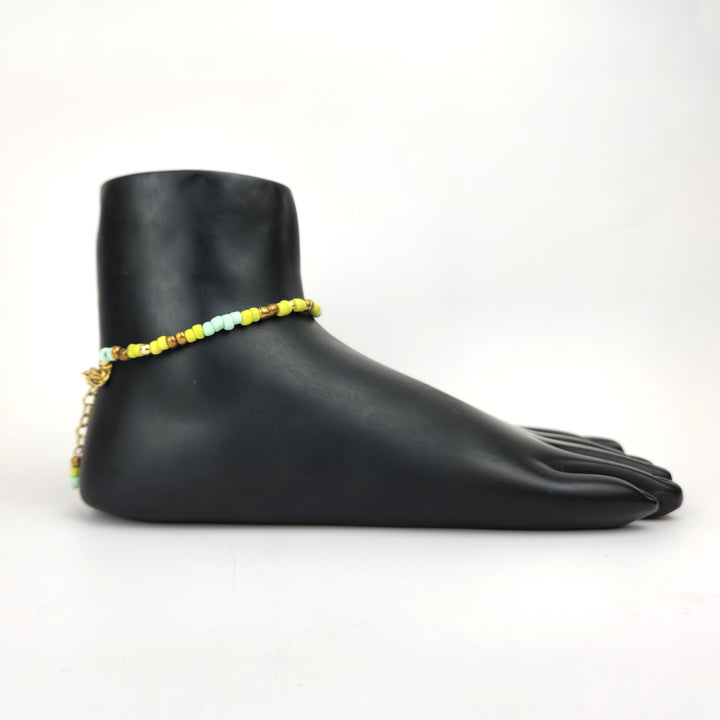 Pastel Beaded Anklet