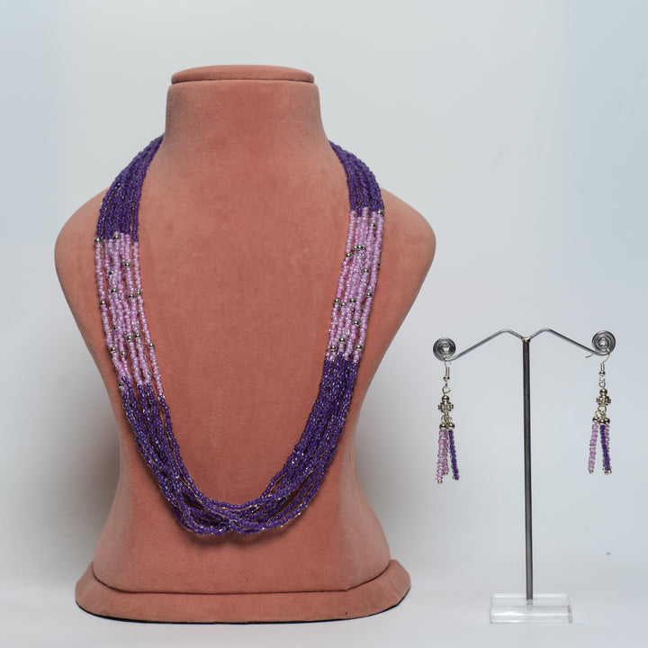 Lavender Dreams Multi-Strand Beaded Necklace