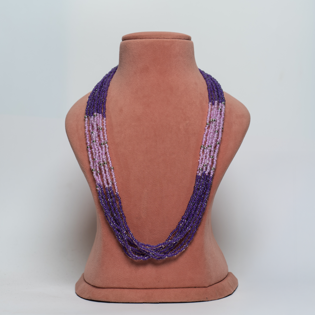 Lavender Dreams Multi-Strand Beaded Necklace