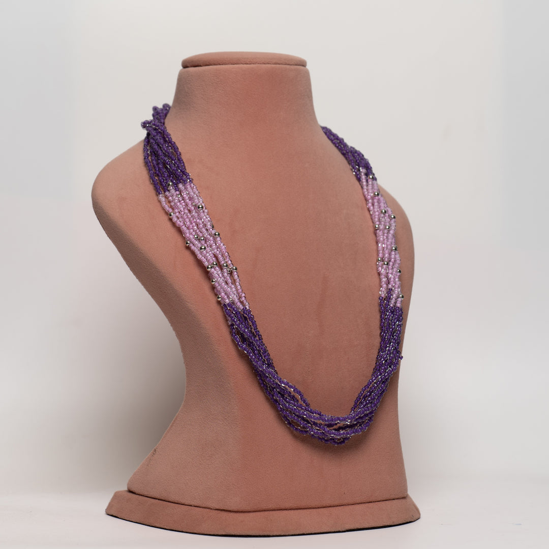 Lavender Dreams Multi-Strand Beaded Necklace