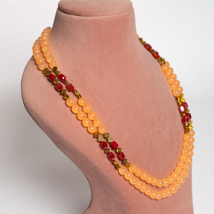 Beaded Necklace & Earring Set