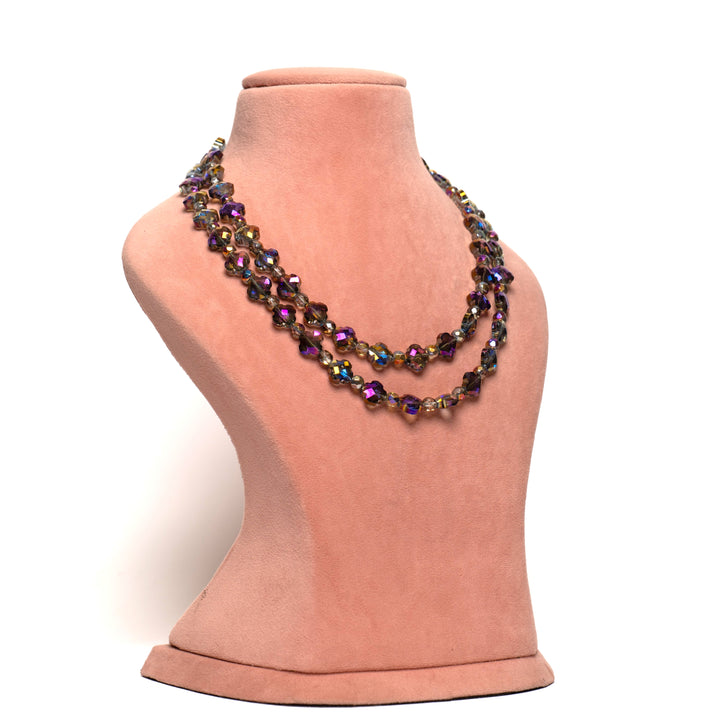 "Iridescent Aurora" Necklace & Earrings Set