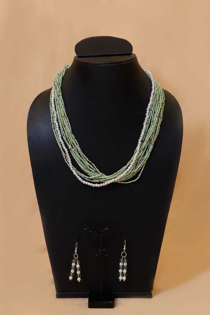 Glass Seed Beads Necklace