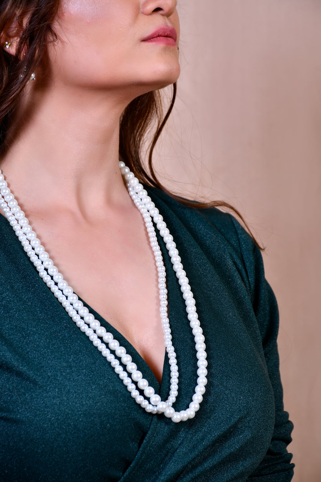Stylish Pearl Bead Necklace