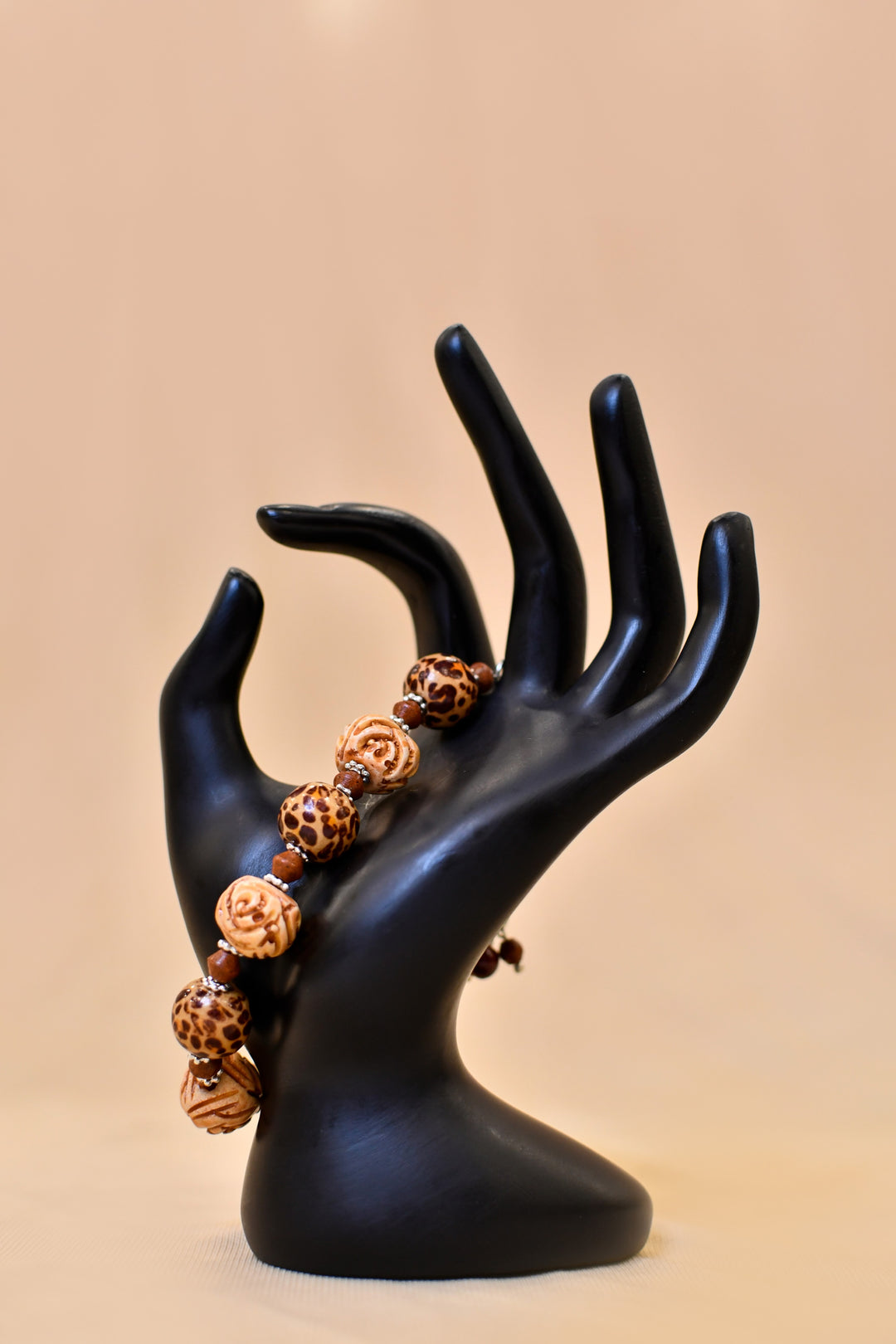 Bone & Wooden Beads Bracelet