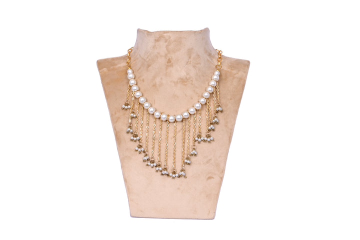 Stylish Pearl Bead Necklace