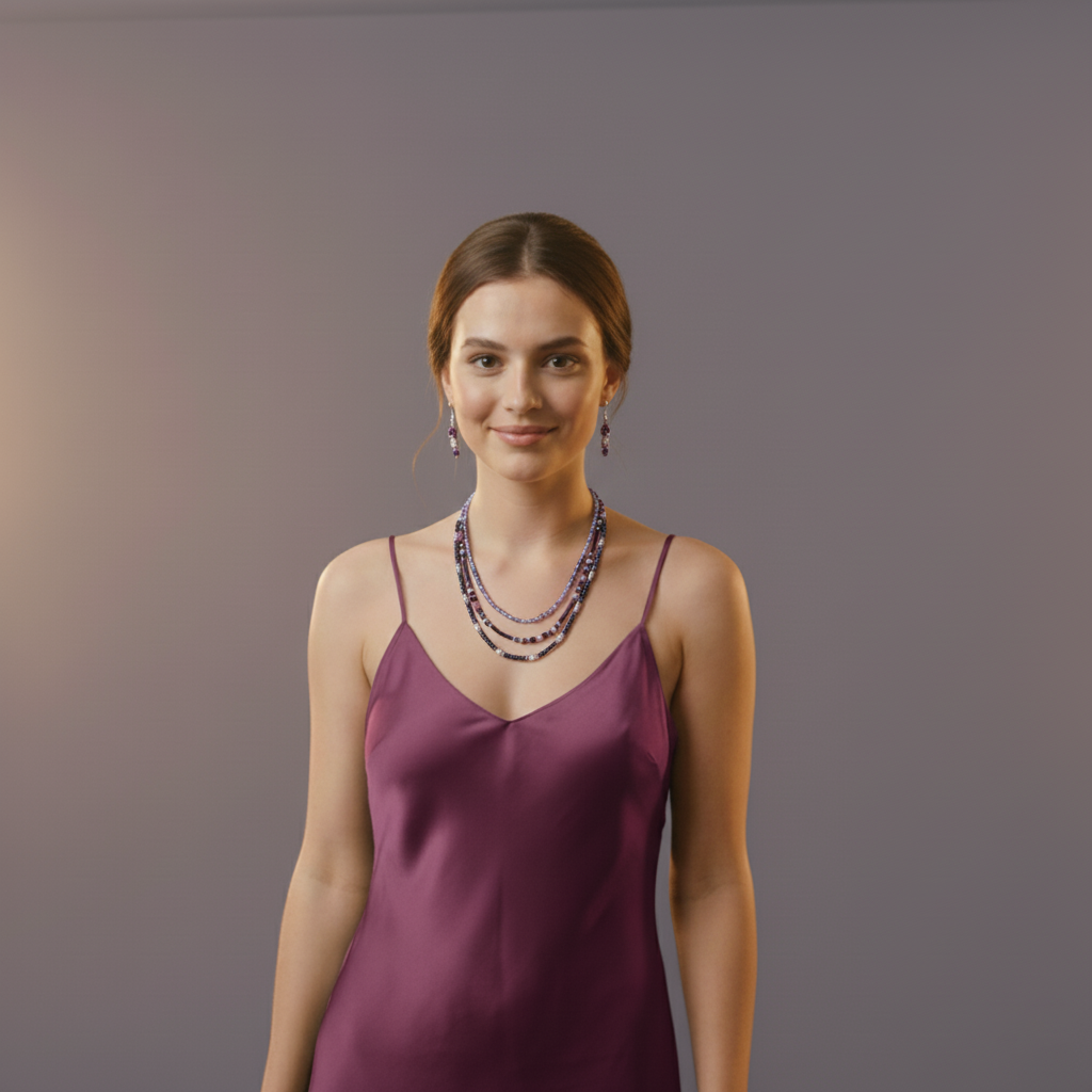 Trendy Stylish Seed Bead Necklace