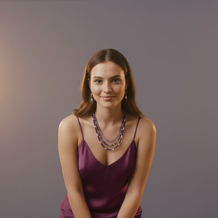 Trendy Stylish Seed Bead Necklace