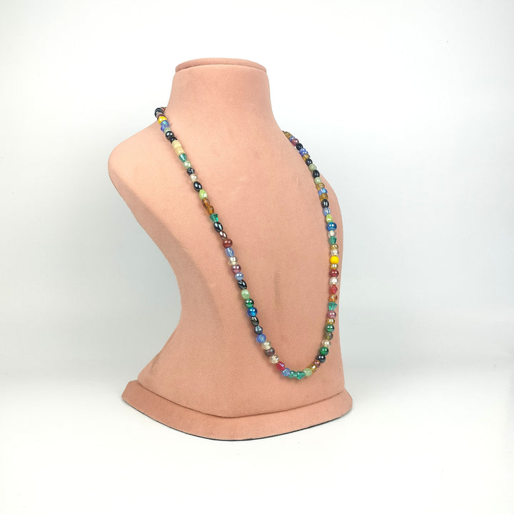 Multicolor Bead Necklace Pack Of 2 Pieces