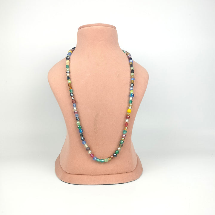 Multicolor Bead Necklace Pack Of 2 Pieces