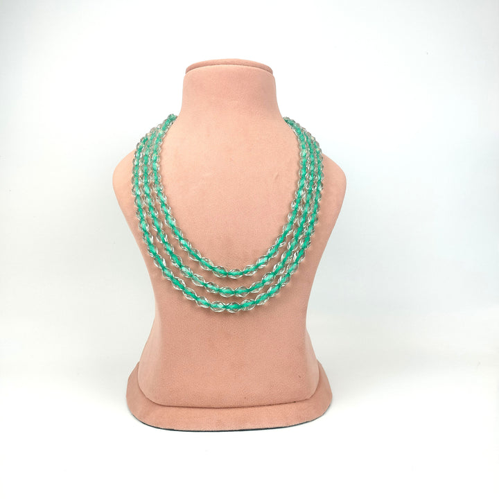 Trendy Faceted Bead Necklace