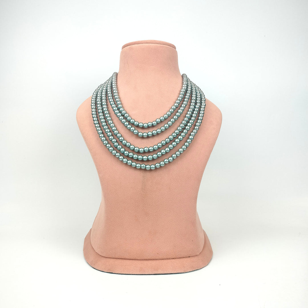 Multi Layer Glass Pearl Necklace