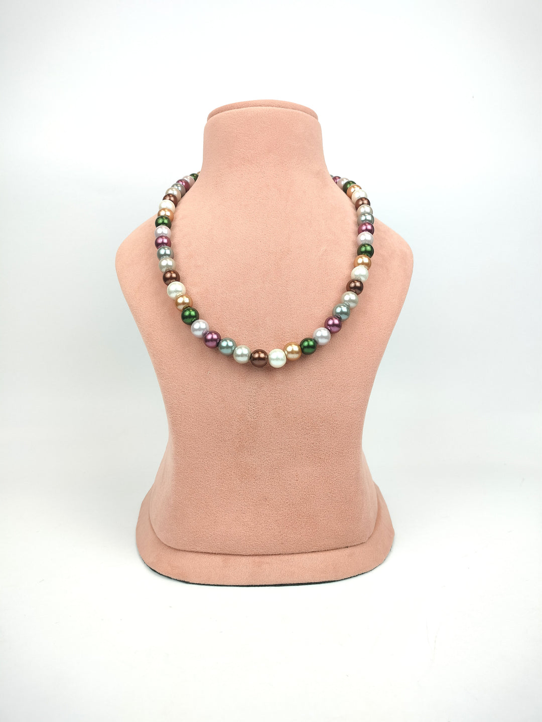 Colorful Statement Pearl Necklace