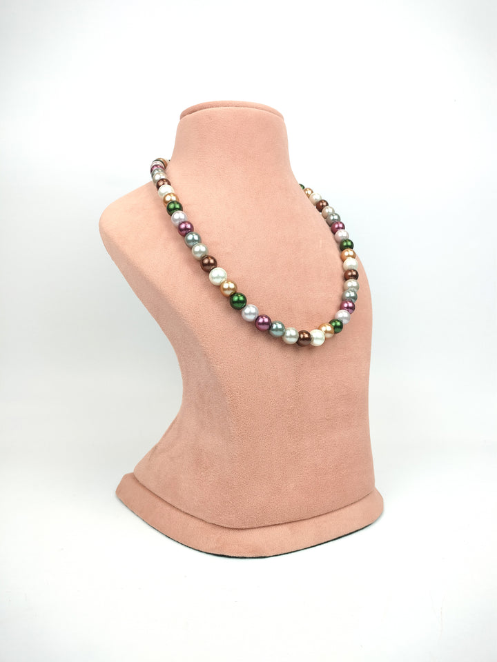 Colorful Statement Pearl Necklace