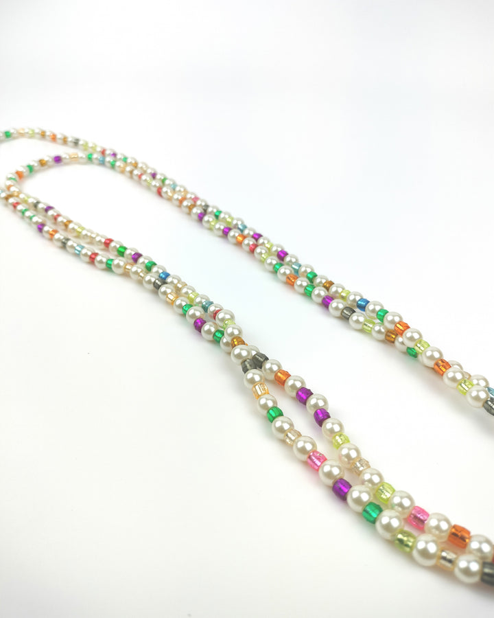 Long Multi Strang Necklace