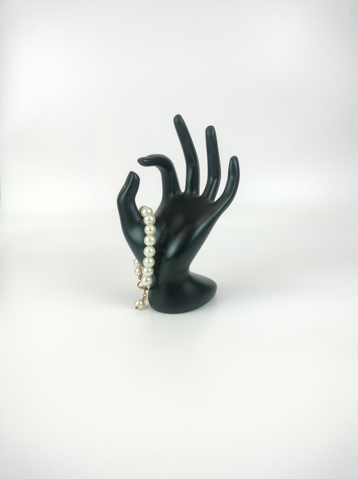 Two-Tone Pearl Bracelet pack of 2 pic