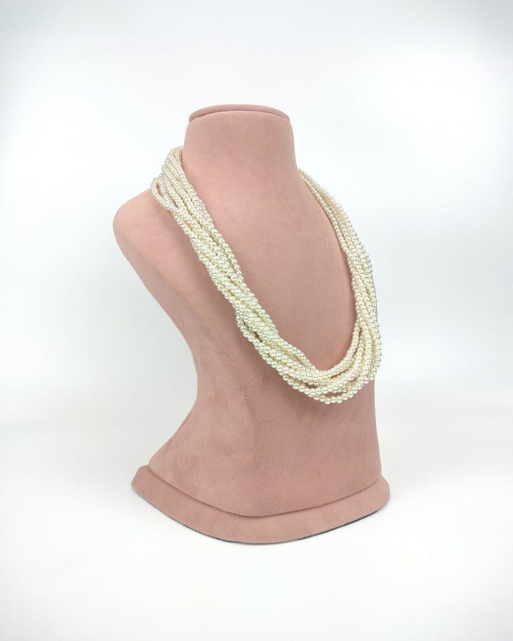 Multi-Strand Pearl Necklace Set