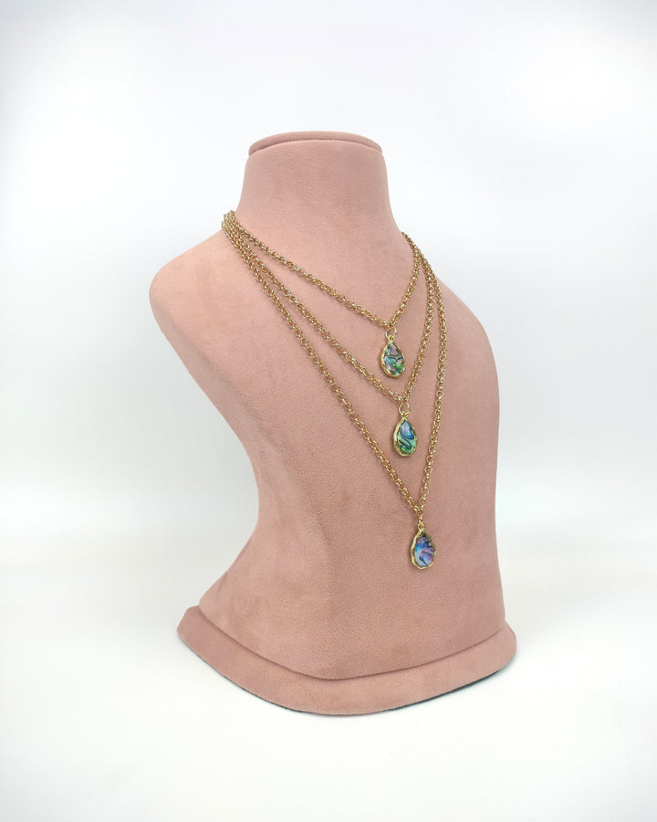 Layered Teardrop Necklace