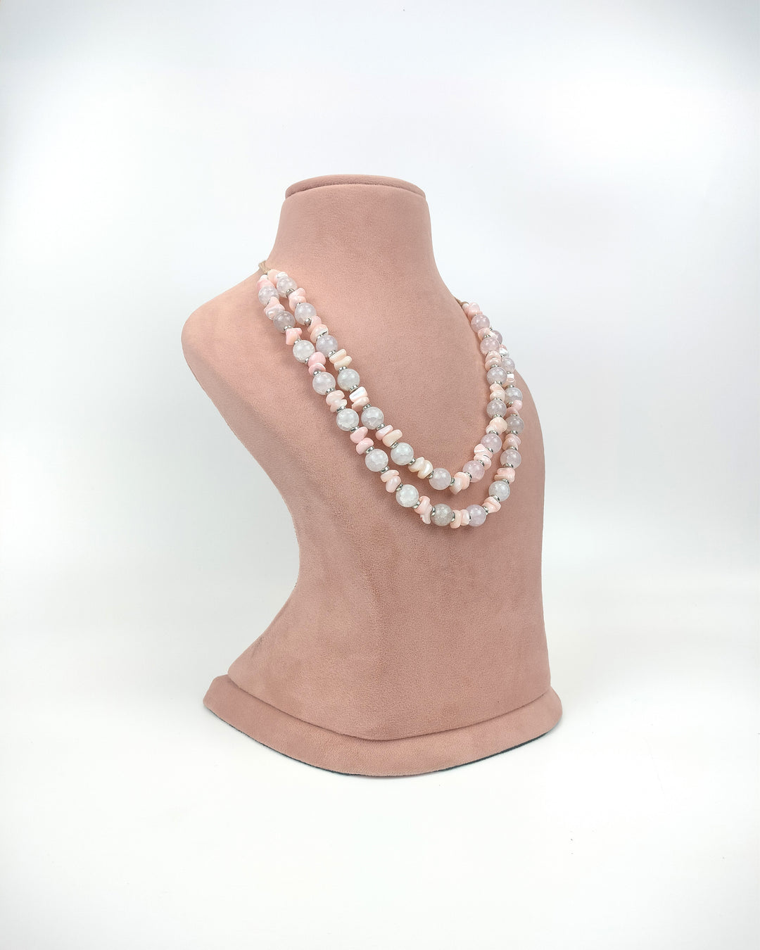 Delicate Pink Necklace Set