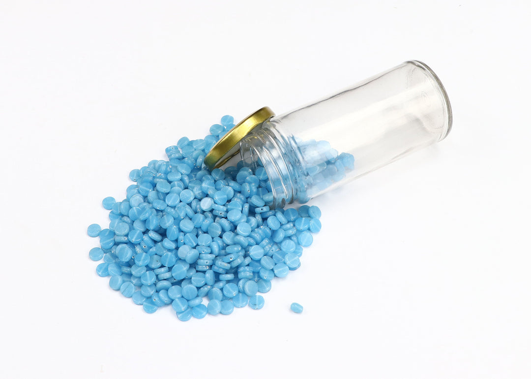 De-Lemon Premium Pressed Glass Beads