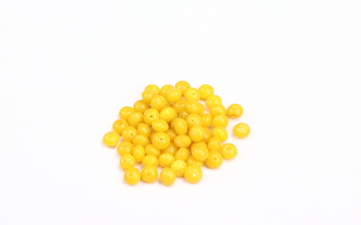 De-Lemon Premium Pressed Glass Beads