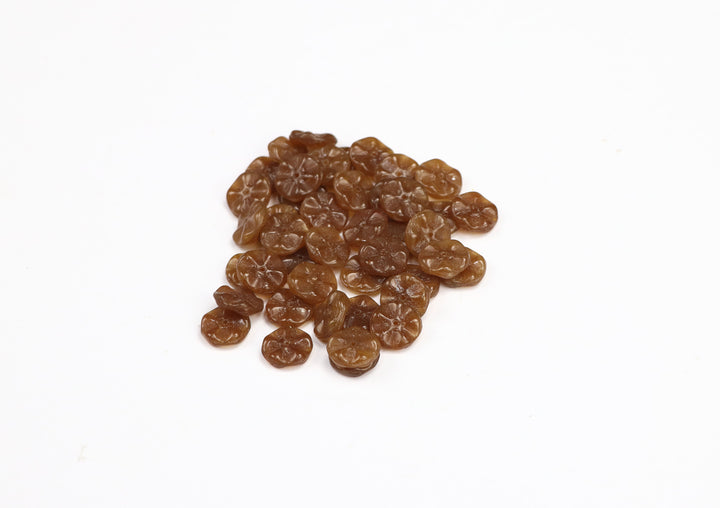 De-Lemon Premium Pressed Glass Beads