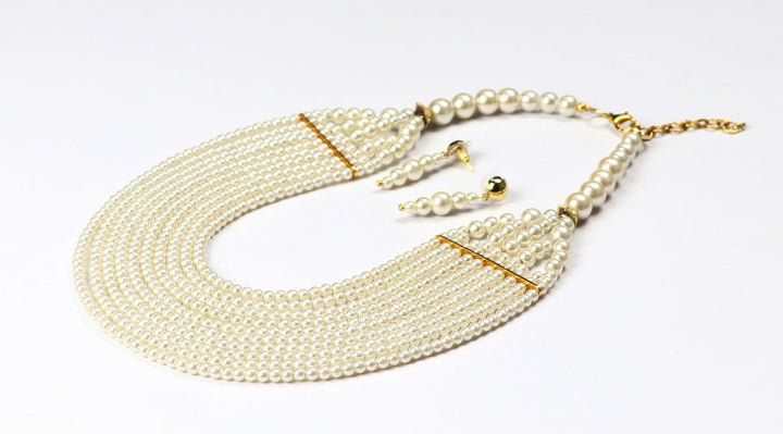 Trendy Pearl Beads Necklace