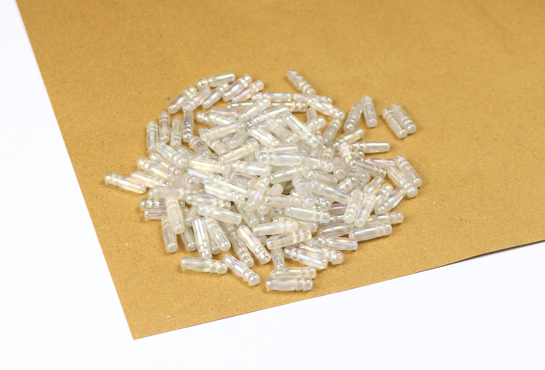 Eggshell Fancy Glass Beads