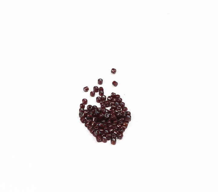 Dark Brown Fancy Seed Glass bead