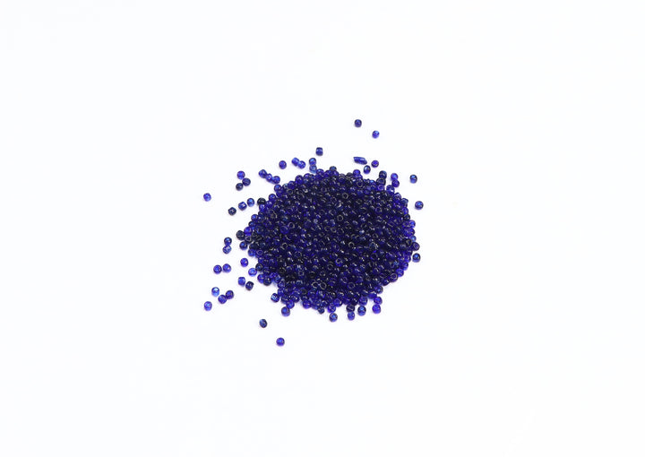 Royal BLue Fancy Seed Glass bead