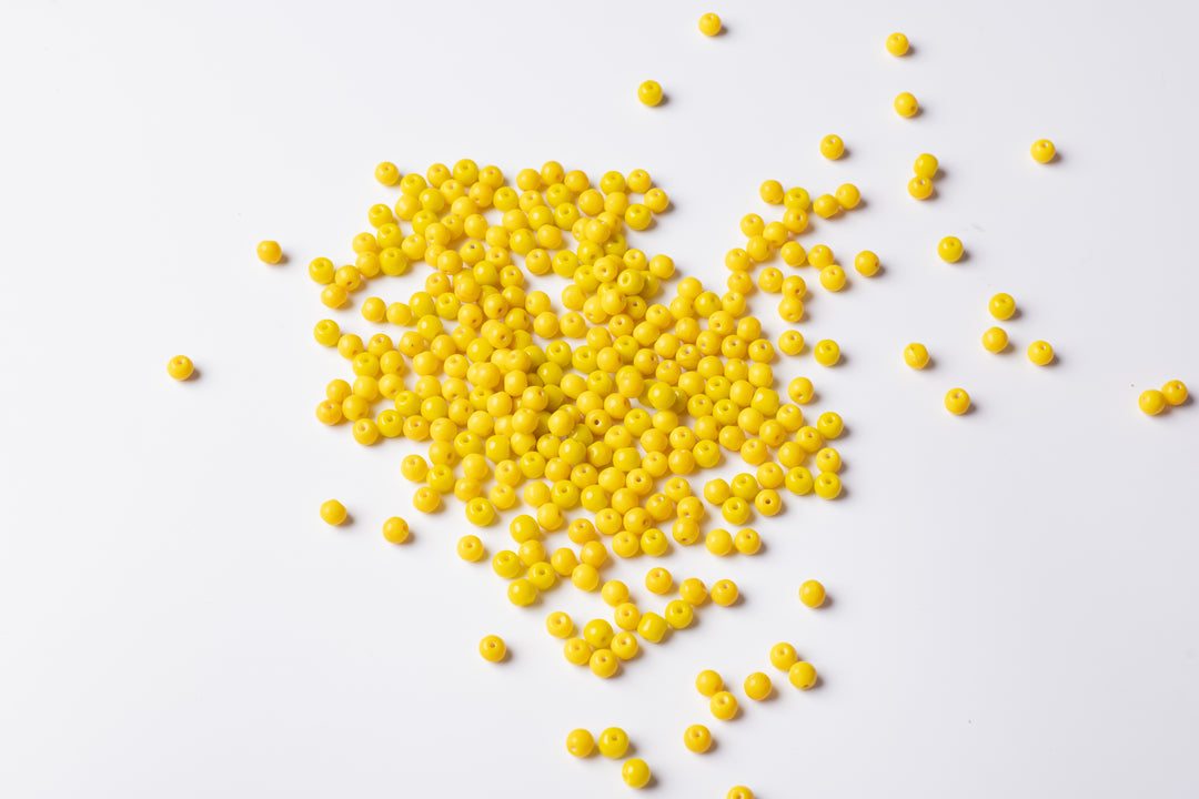 De-Lemon Premium Pressed Glass Beads