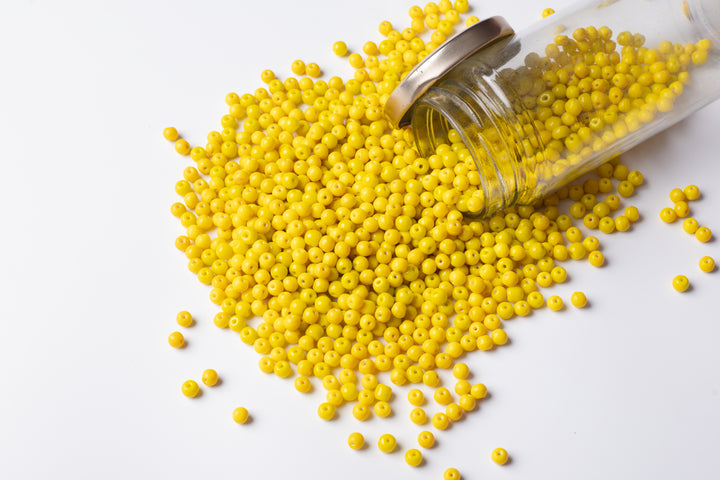 De-Lemon Premium Pressed Glass Beads