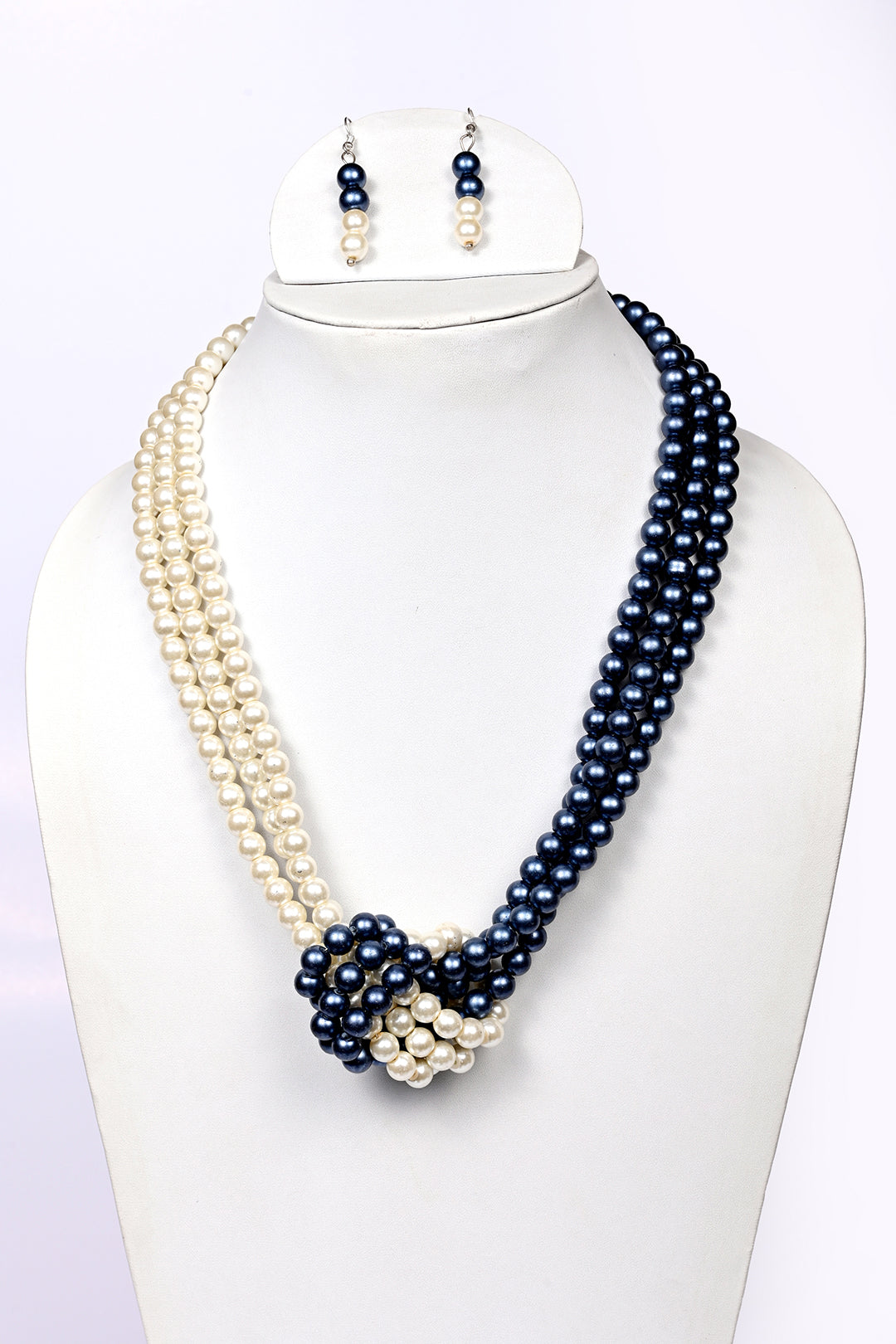 Multi Layer Glass Pearl Necklace