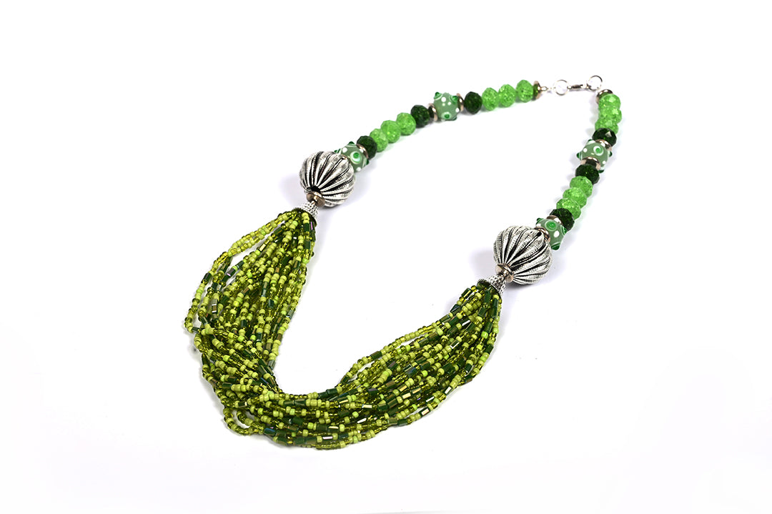 Muti Layer Seed Beads Necklace