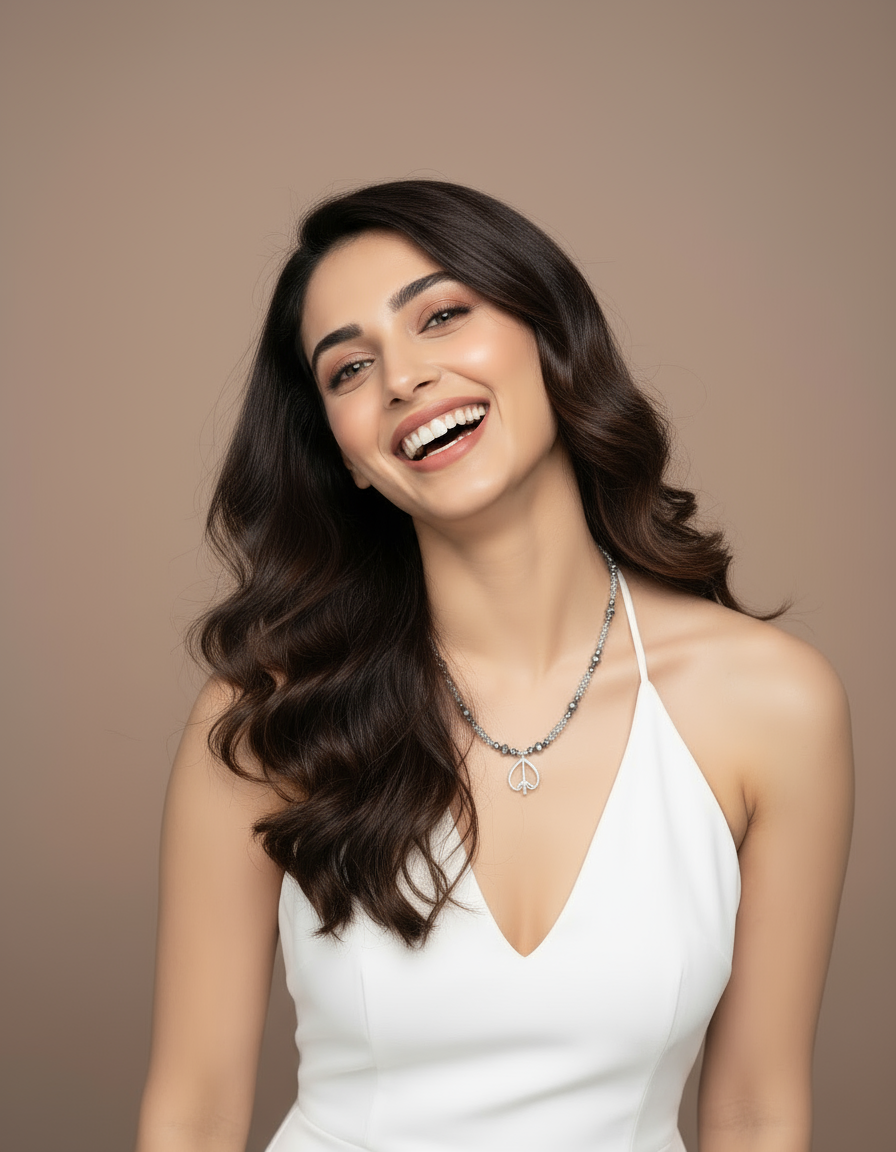 Shimmering Spade Necklace Set