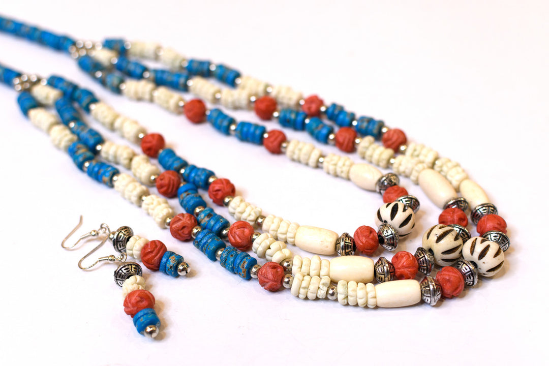 Bone Bead Necklace