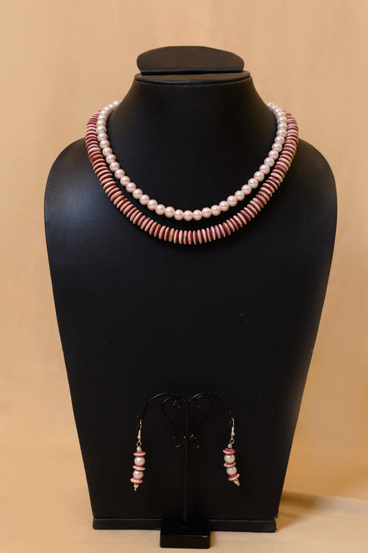 Bone & Glass Bead Necklace