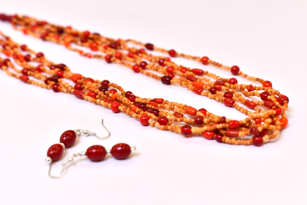 Multi Layer Seed Bead Necklace