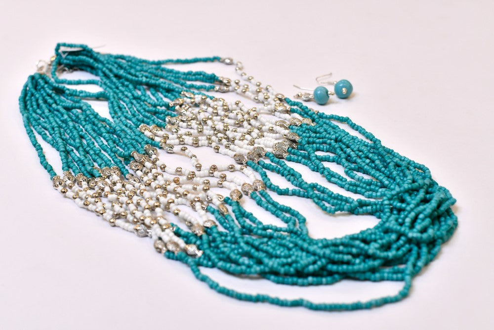 Multi Layer Seed Bead Necklace